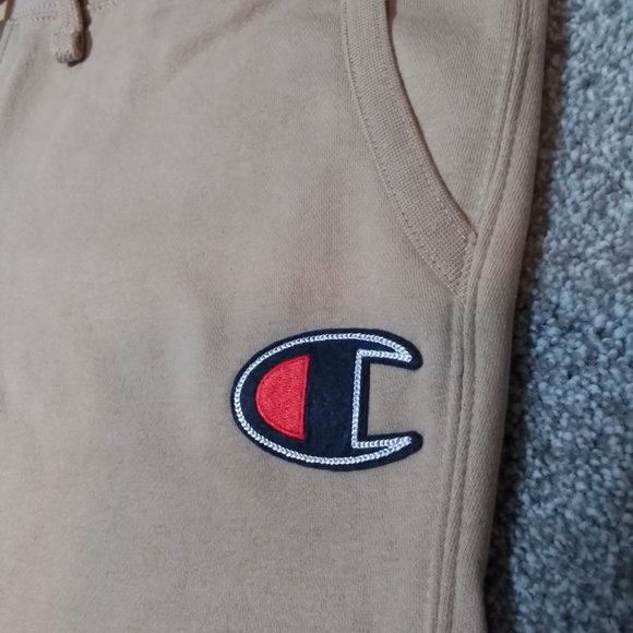 Champion Tan Sweatpants NWOT Fleece Joggers size L - Picture 2 of 4